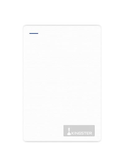 KINGSTER® 500GB External Hard Drive – White